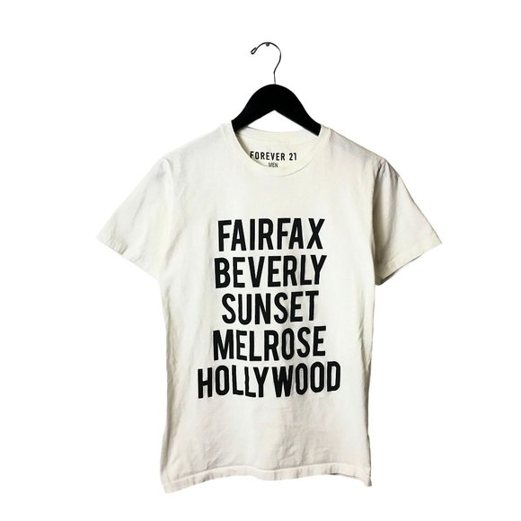 Forever 21 Other - Forever 21 Fairfax Beverly Sunset T Shirt Melrose Hollywood Graphic Tee Small S